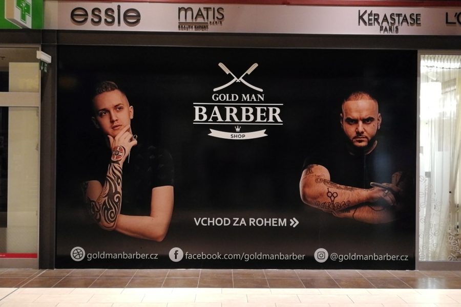 Výroba a instalace Barber shop